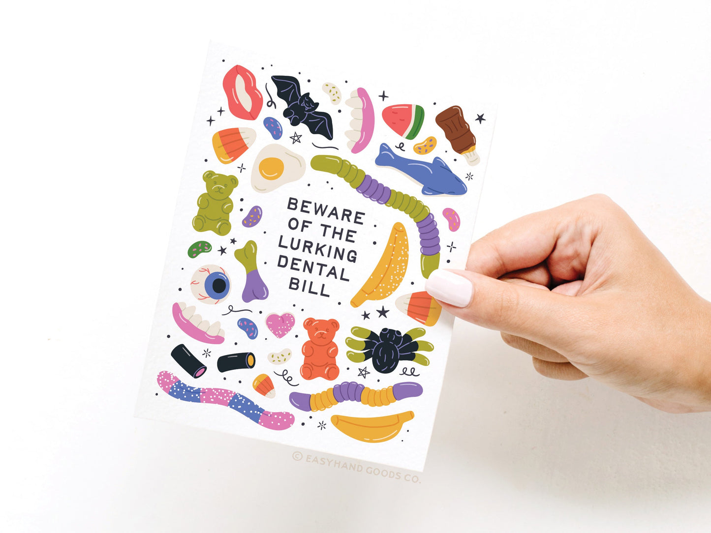 Beware of the Lurking Dental Bill Greeting Card
