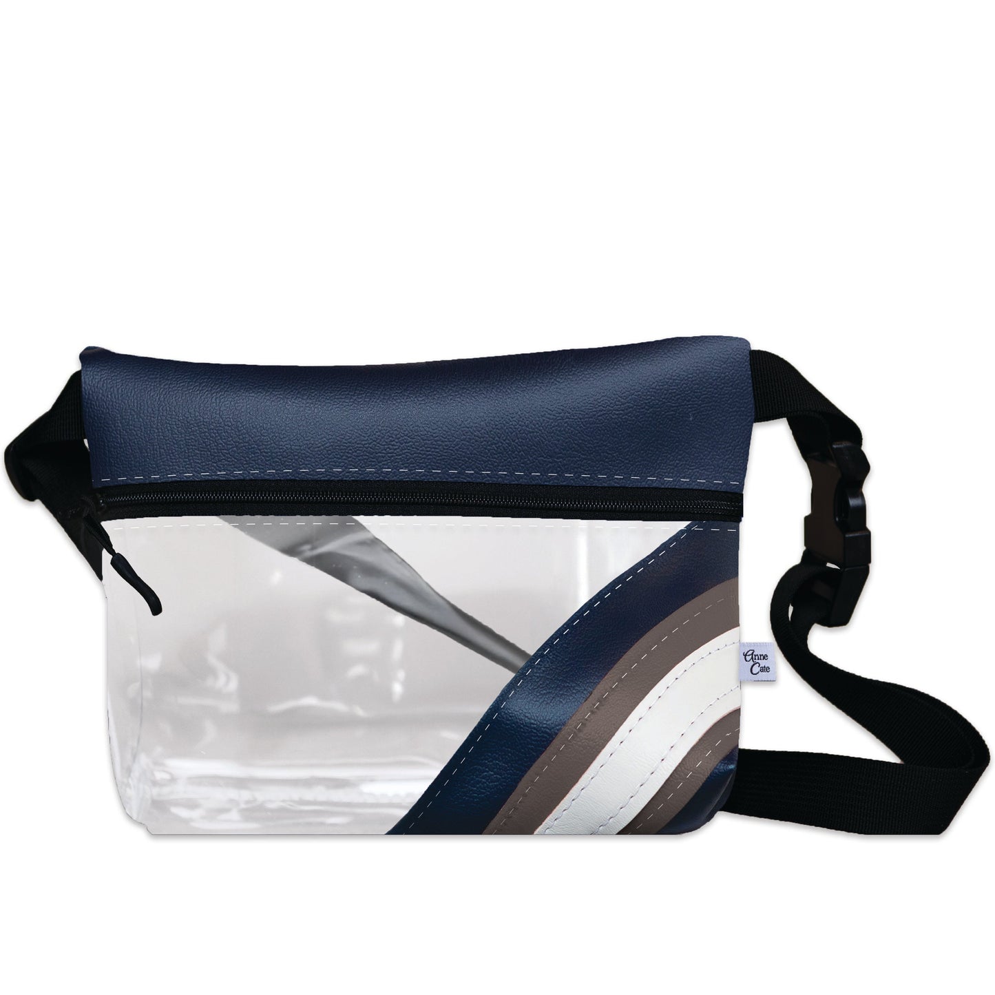 Collegiate Football Stadium Clear Stripe Game Day Fanny Pack