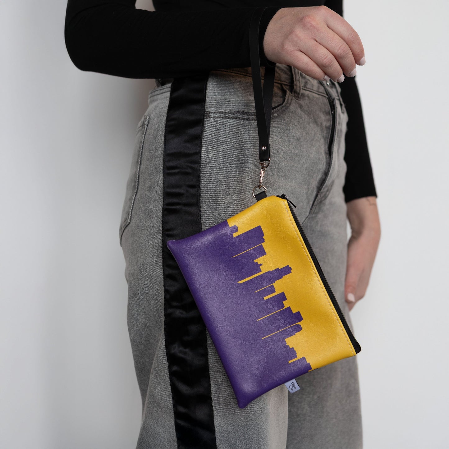Basketball Arena Skyline Game Day Wristlet