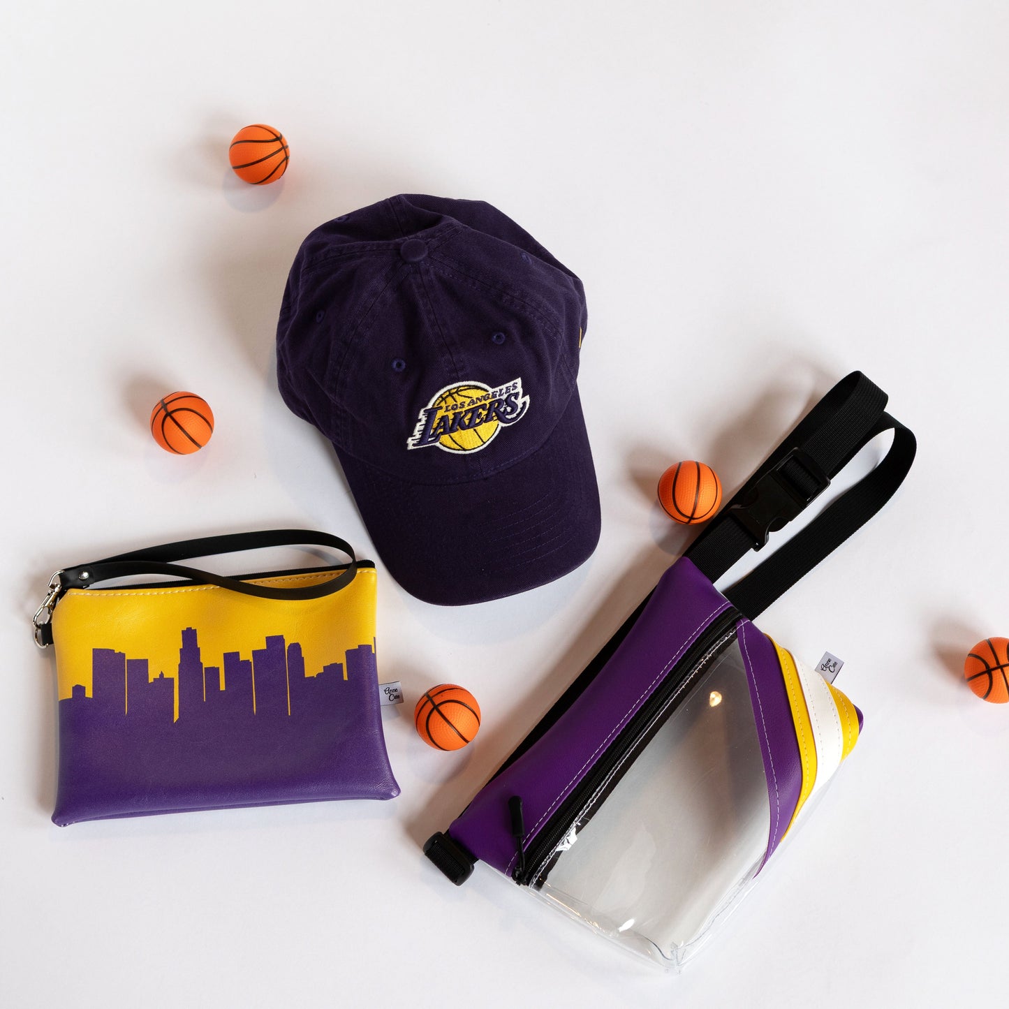 Basketball Arena Skyline Game Day Wristlet