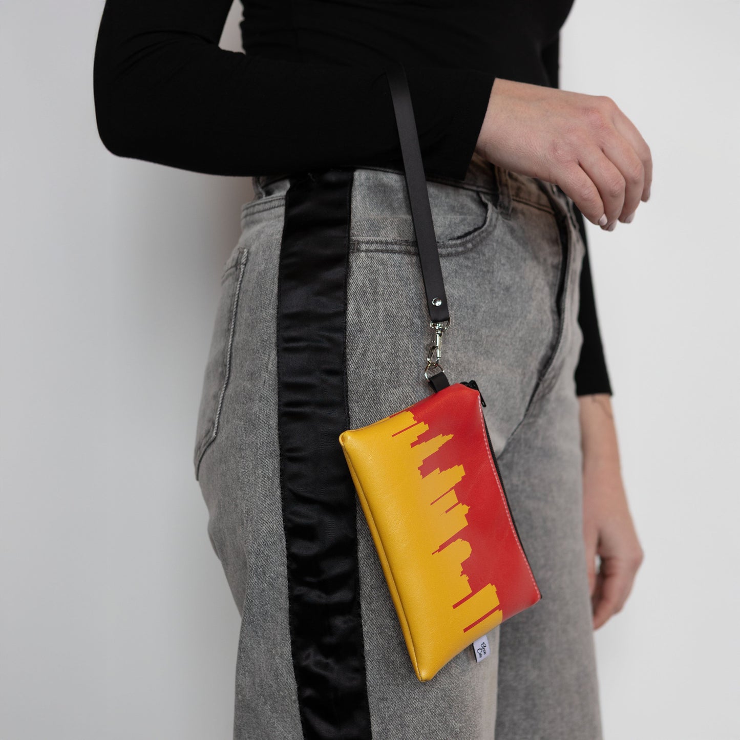 Football Stadium Skyline Game Day Wristlet