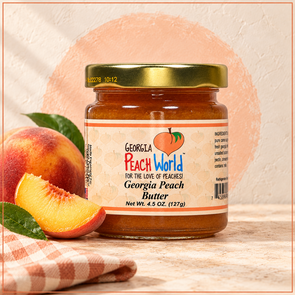 Georgia Peach Butter 4.5 oz