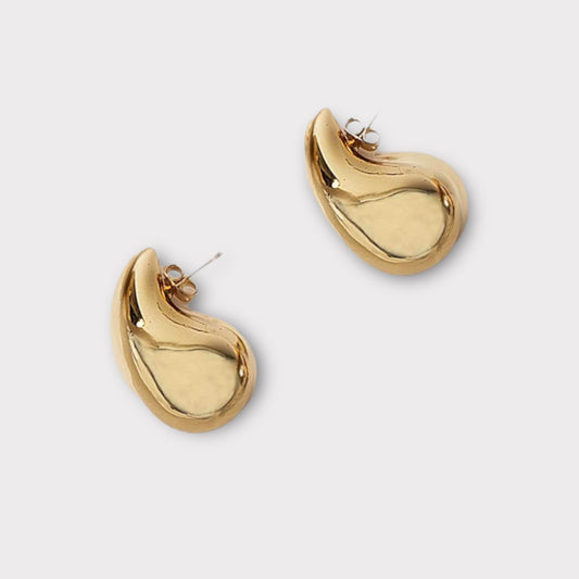 Gold  Drop Statement Earrings