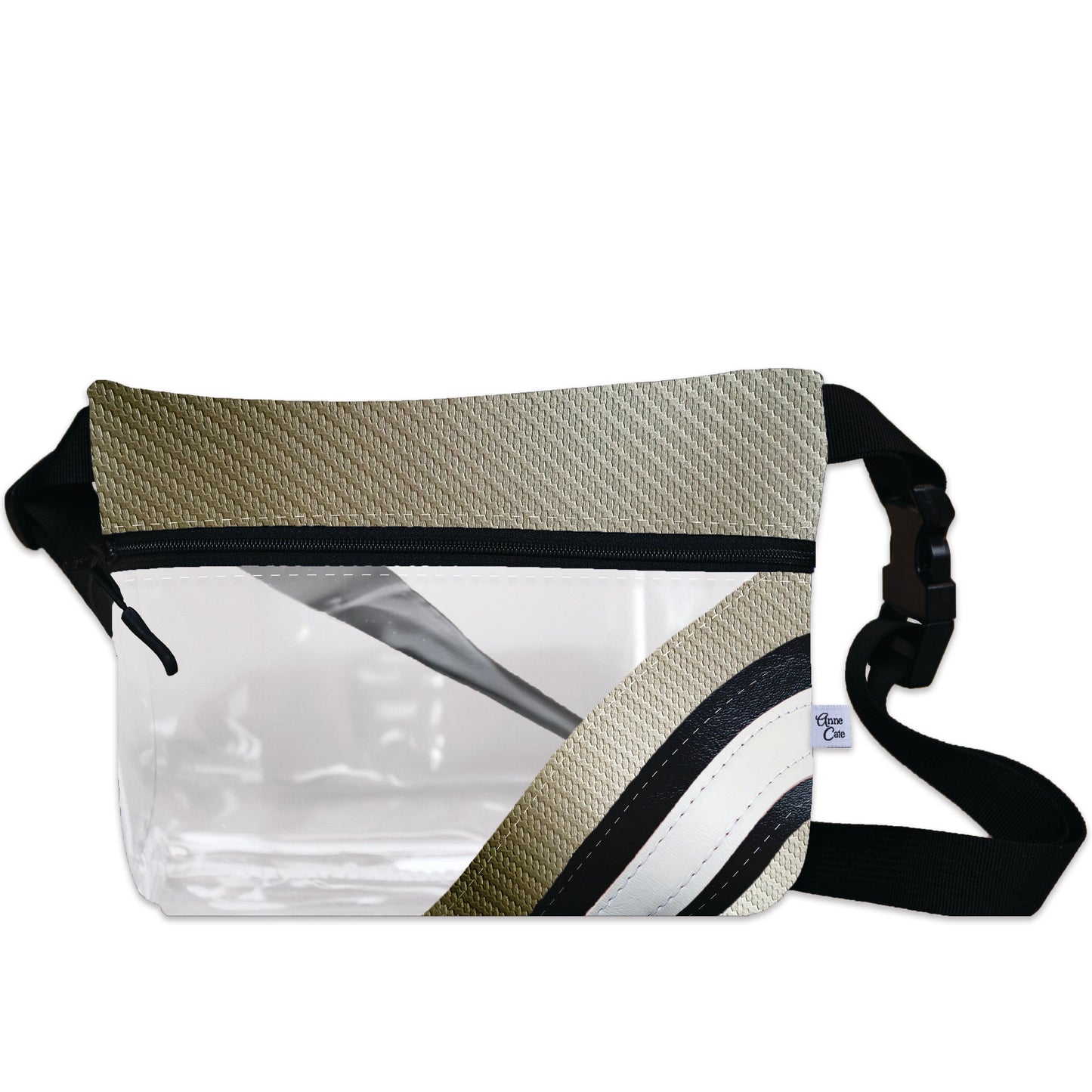 Collegiate Football Stadium Clear Stripe Game Day Fanny Pack