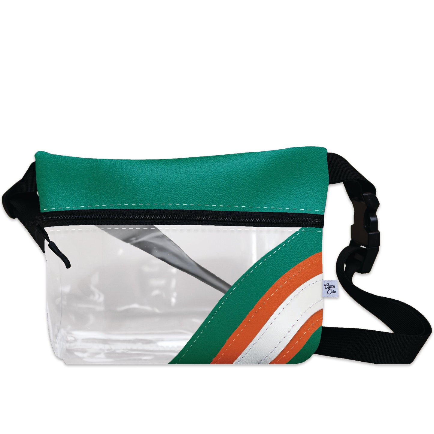 Collegiate Football Stadium Clear Stripe Game Day Fanny Pack