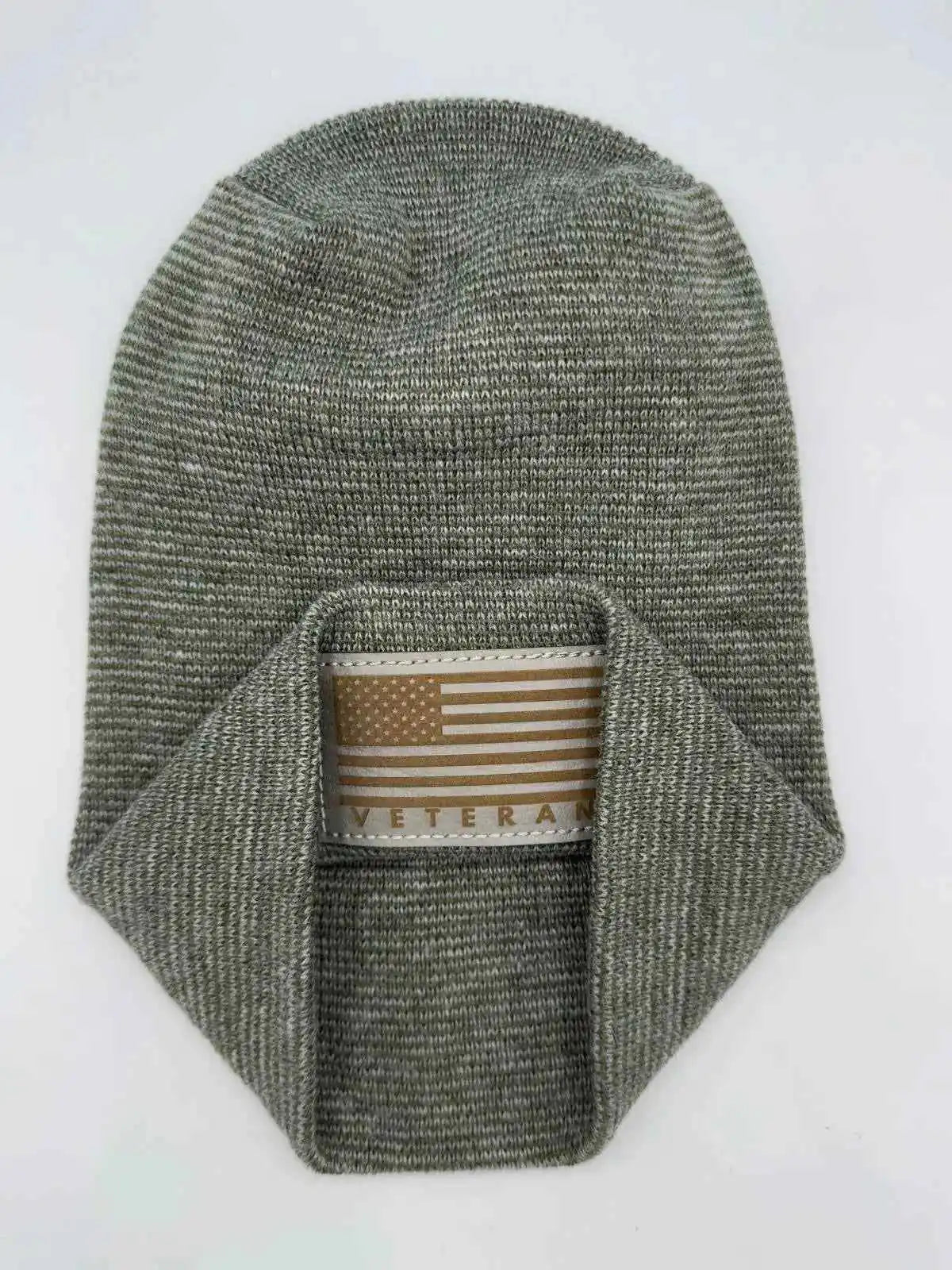 H Stitch Cuffed Beanie, Veterans Collection