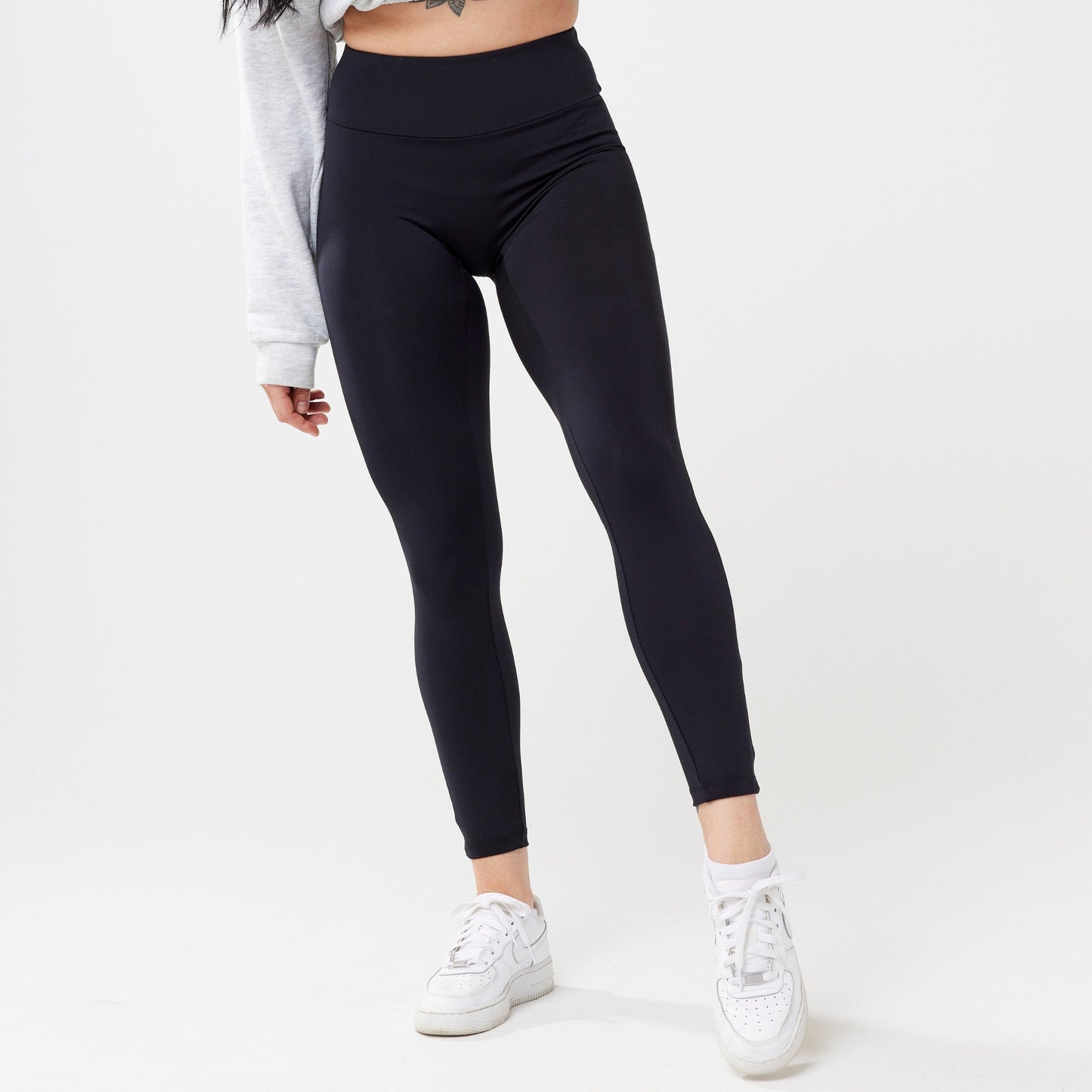 Risea - High-Rise Leggings - Black