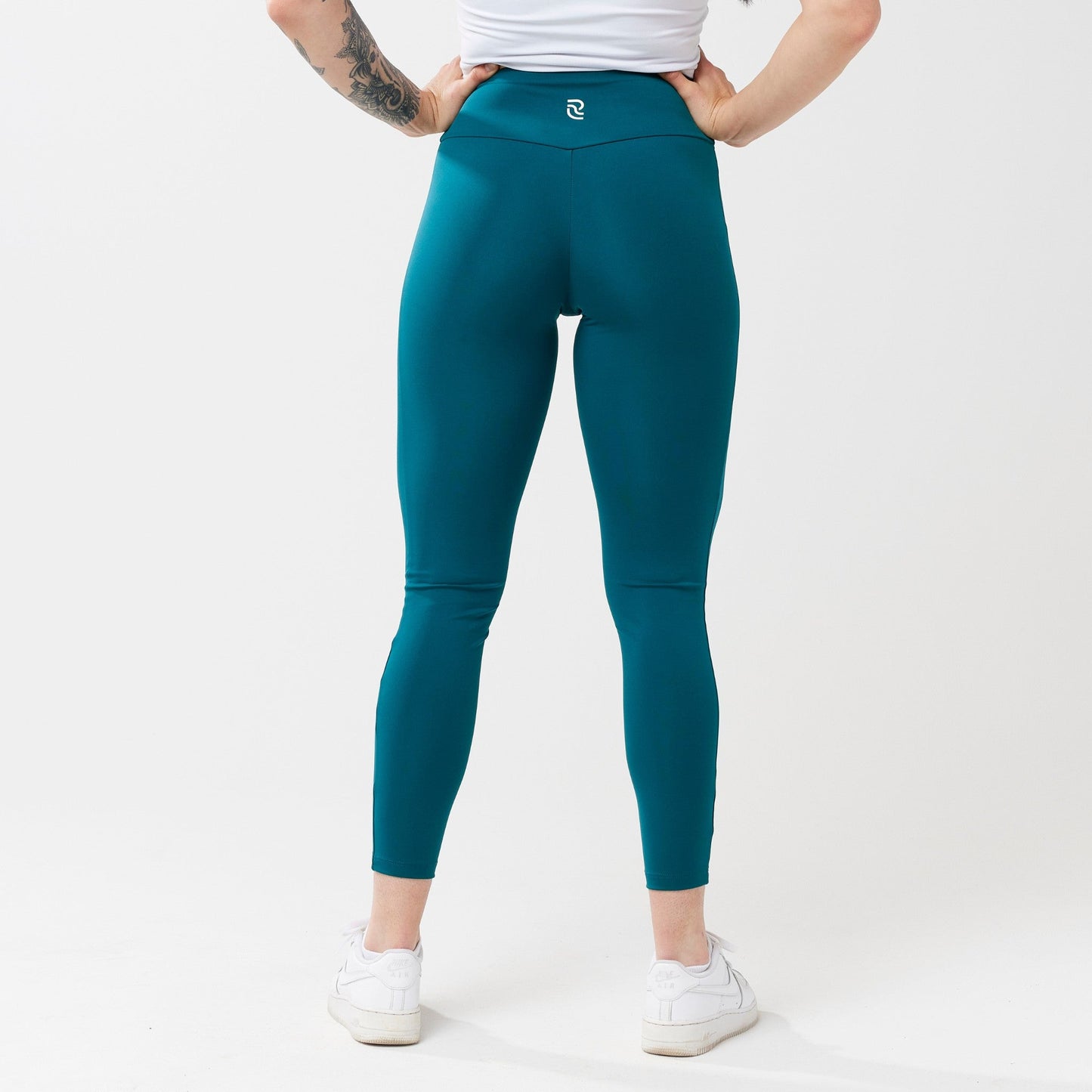 Risea - High-Rise Leggings - Rich Teal