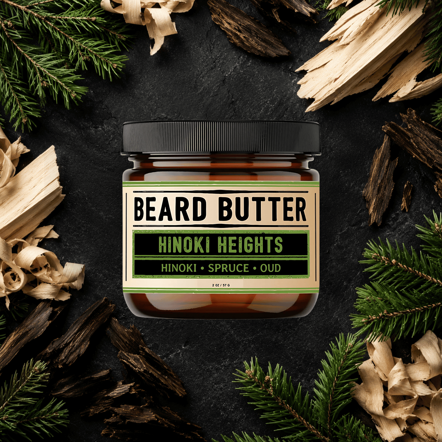 Hinoki Heights Beard Butter - Hinoki, Spruce, Oud