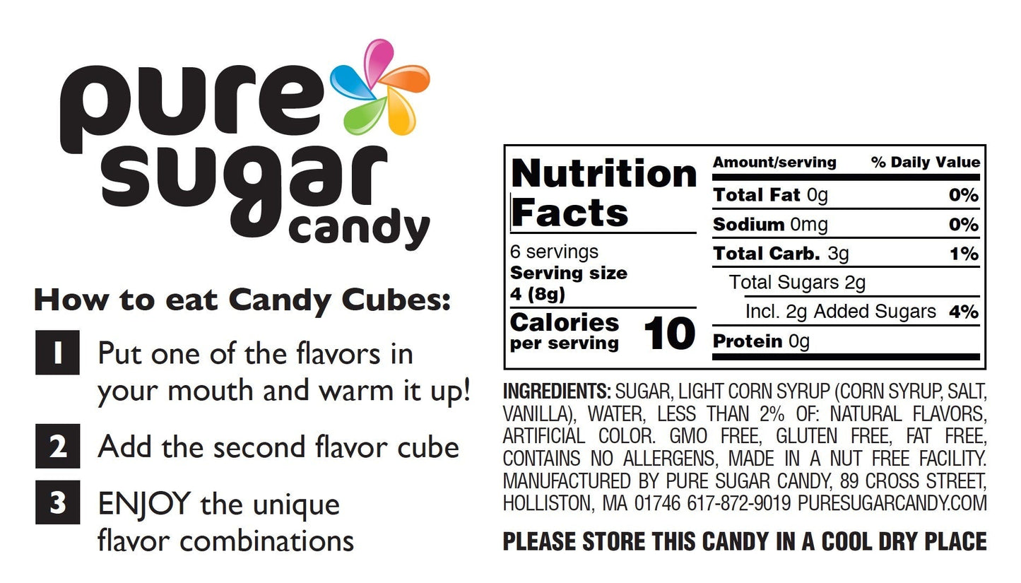 Candy Cubes - Blue Raspberry Lemonade