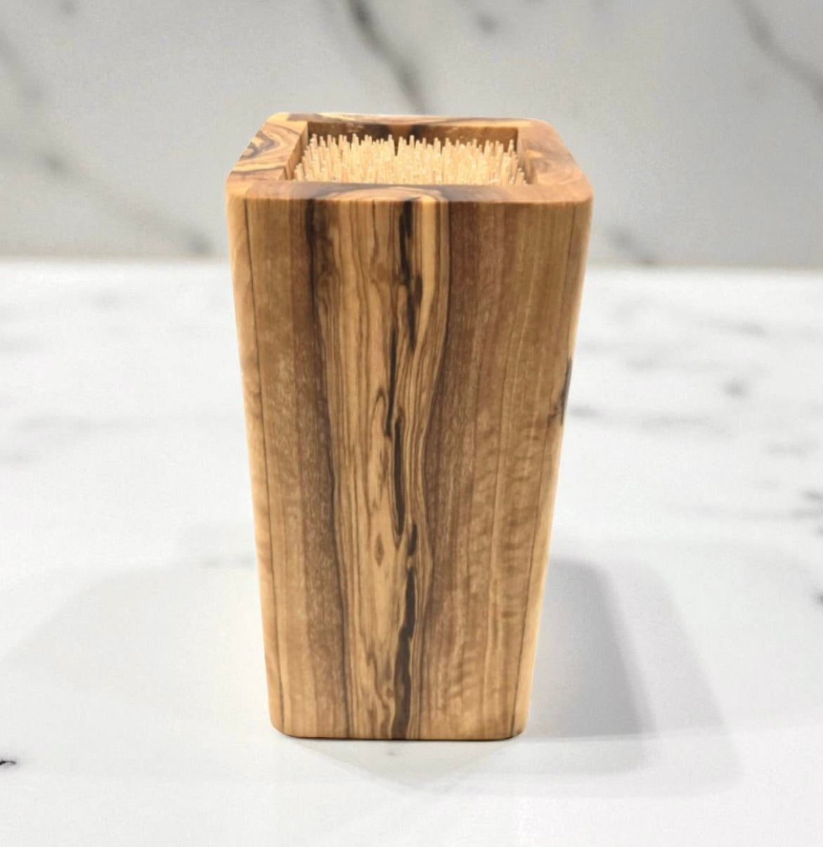 Olive Wood Knife Block