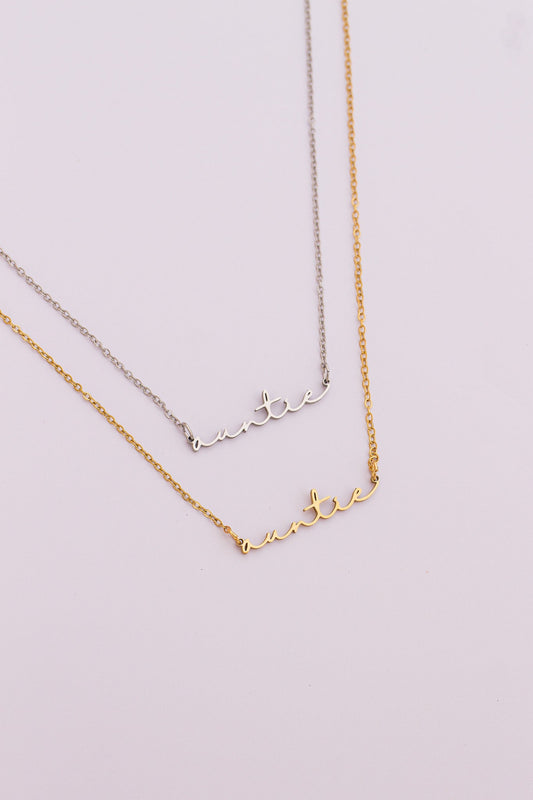 "Auntie" Necklace