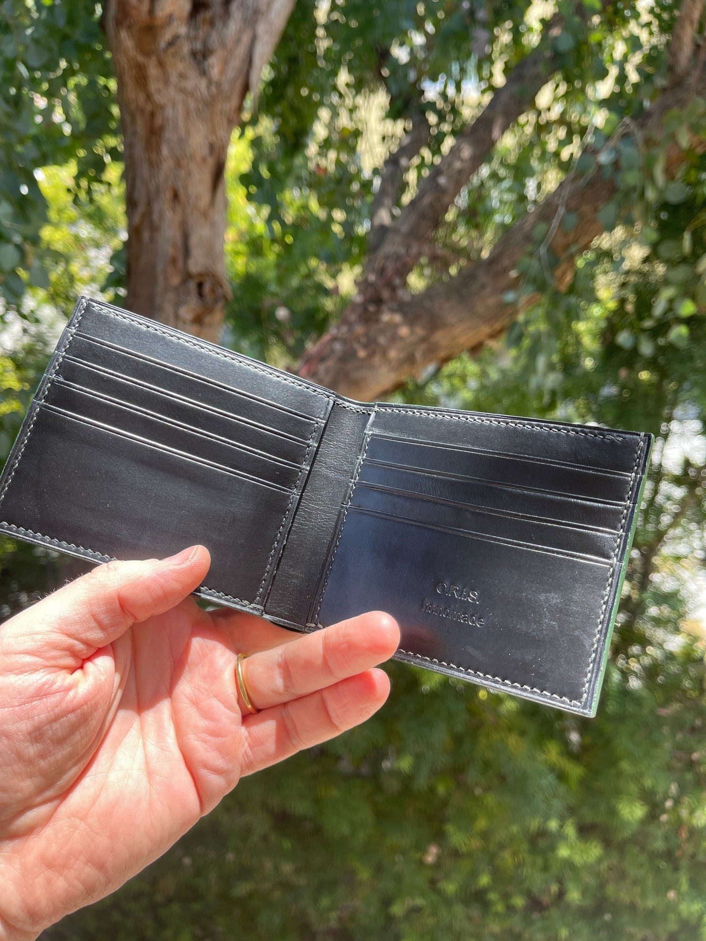 Snake Skin Wallet - Genuine Anaconda Leather