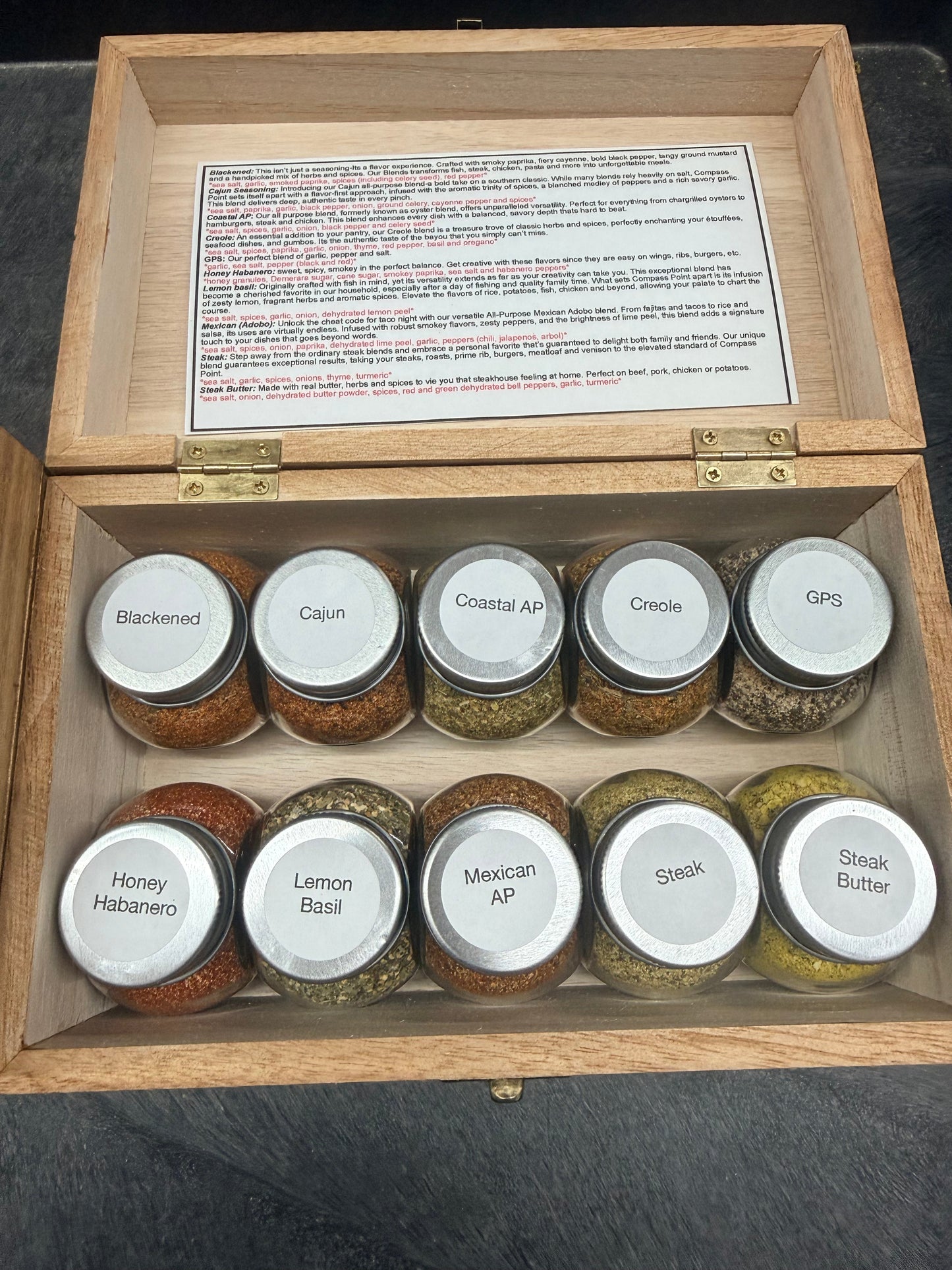 Limited Edition Wooden 8 Sample Box