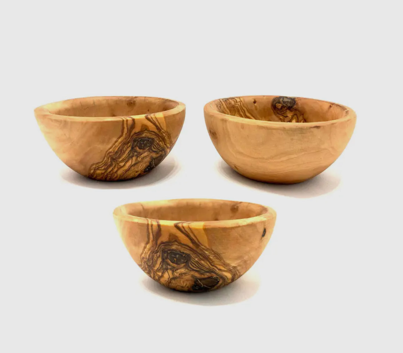 Olive Wood Pinch Bowls