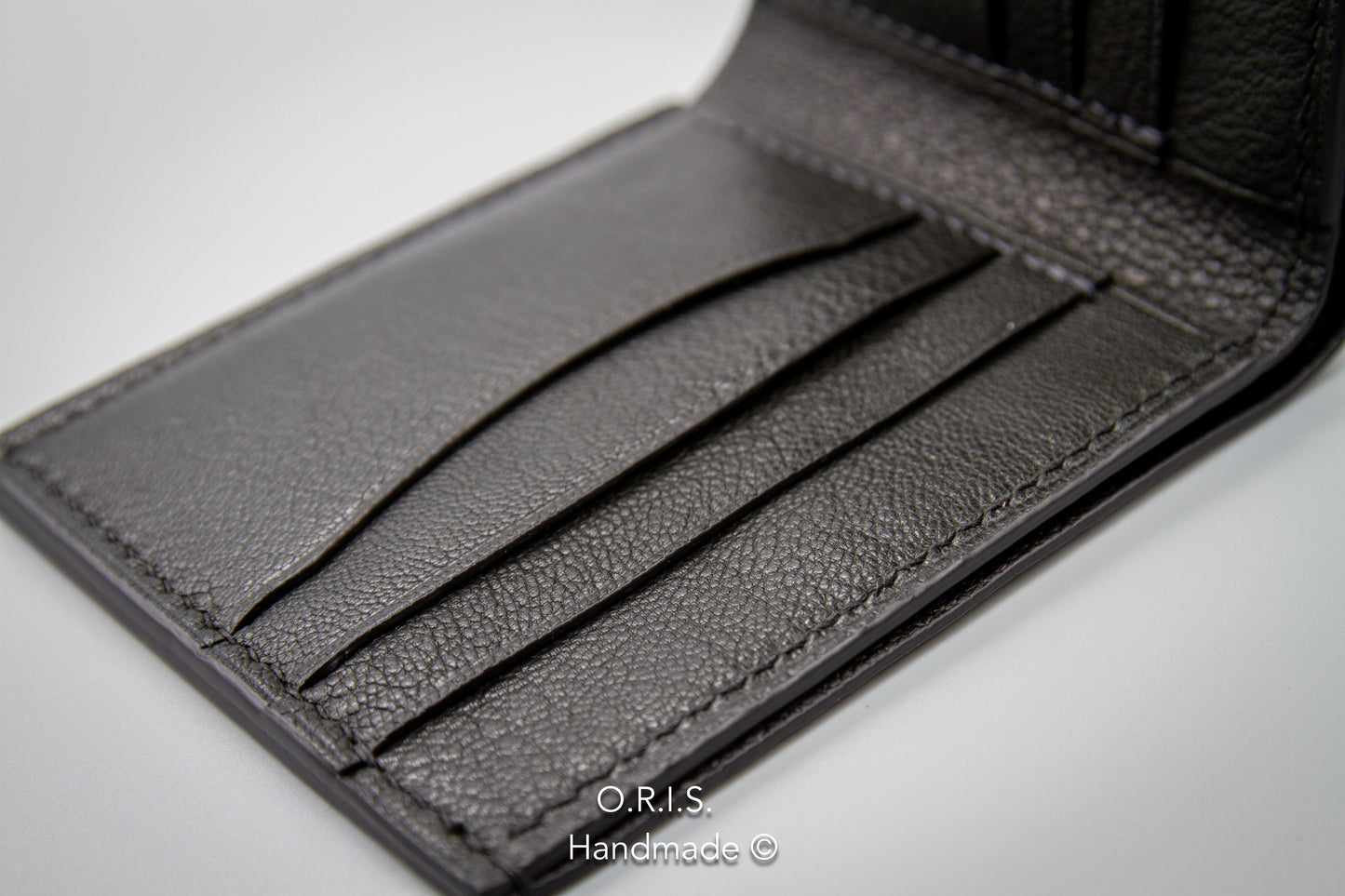Ostrich Leather Wallet in Rustic Sand Color