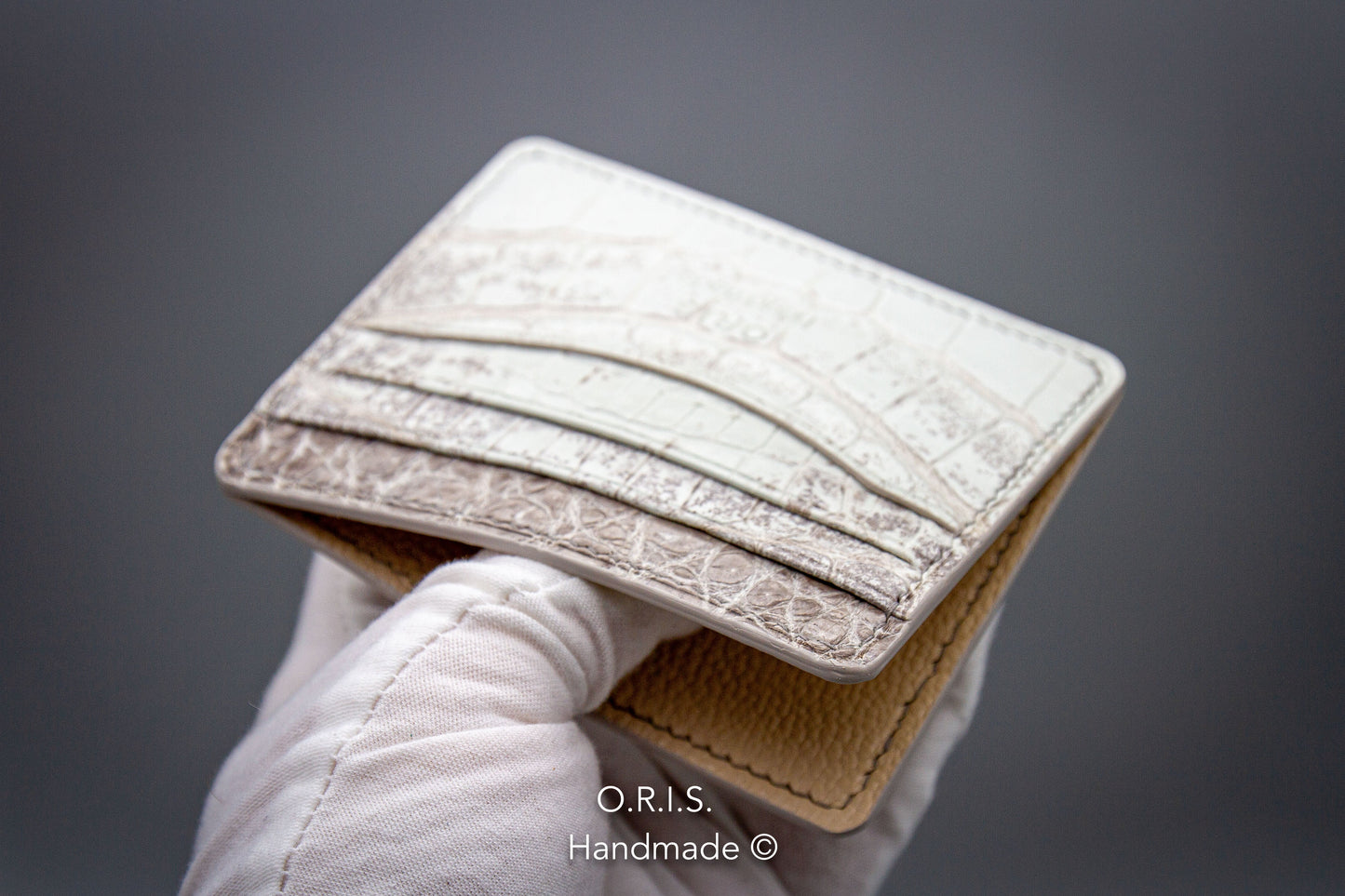 Crocodile Card Holder - Himalayan