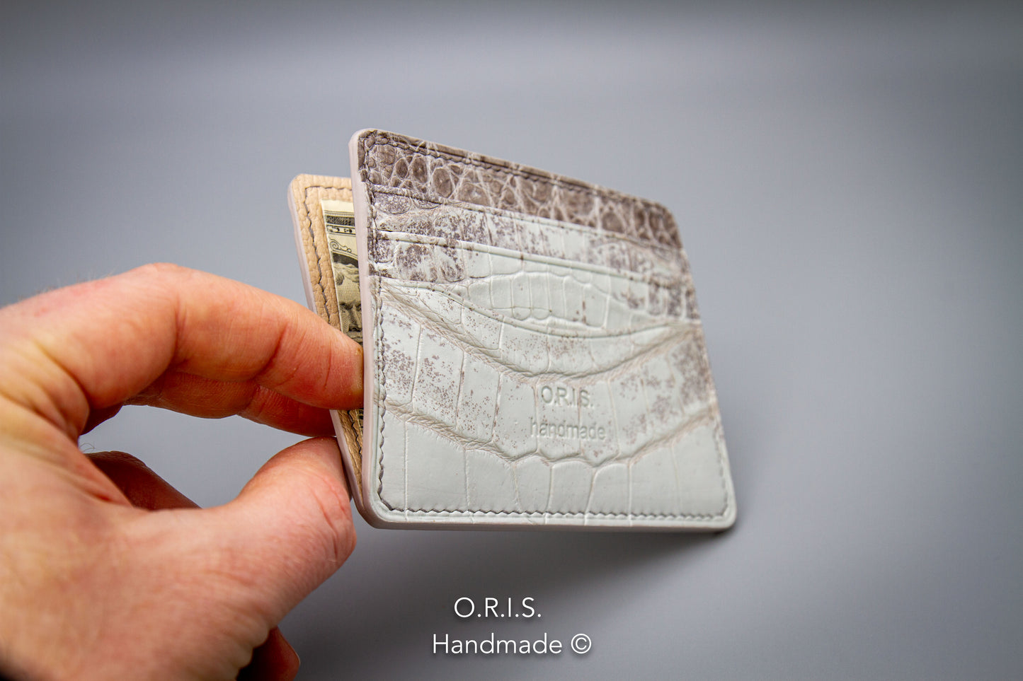 Crocodile Card Holder - Himalayan