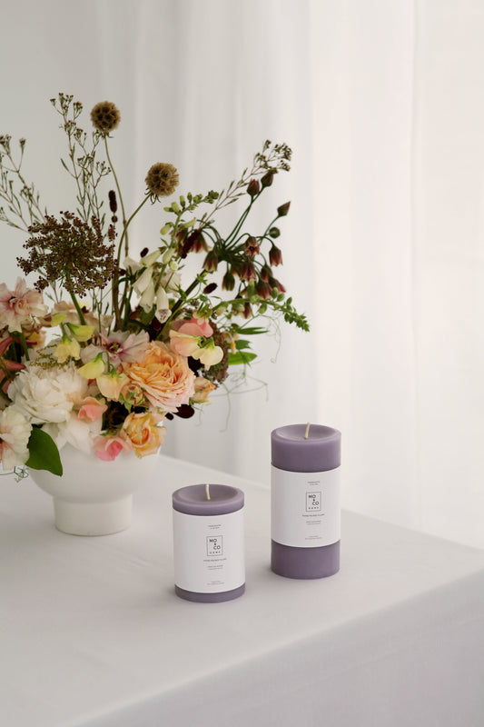 Lavender | Beeswax Pillar Candle