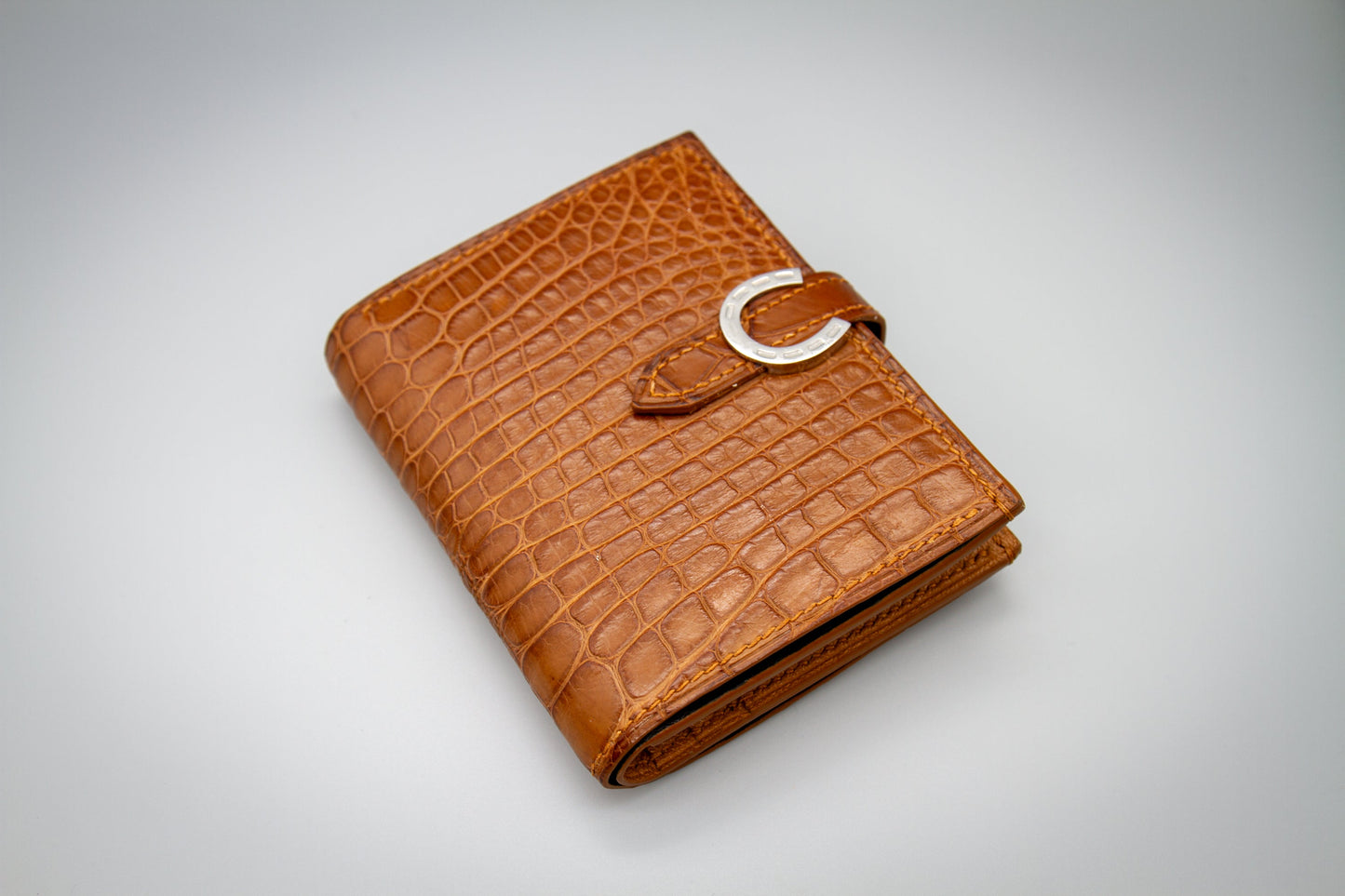 Small Alligator Leather Wallet for Women