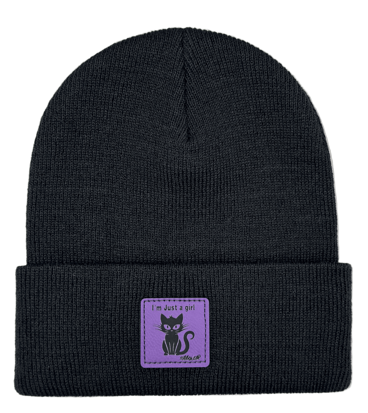 Haakwear Halloween Beanie, Meowgical, I'm Just a Girl Beanie