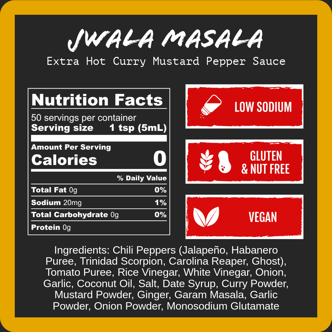 Jwala Masala - Extra Hot Curry Mustard (9oz)