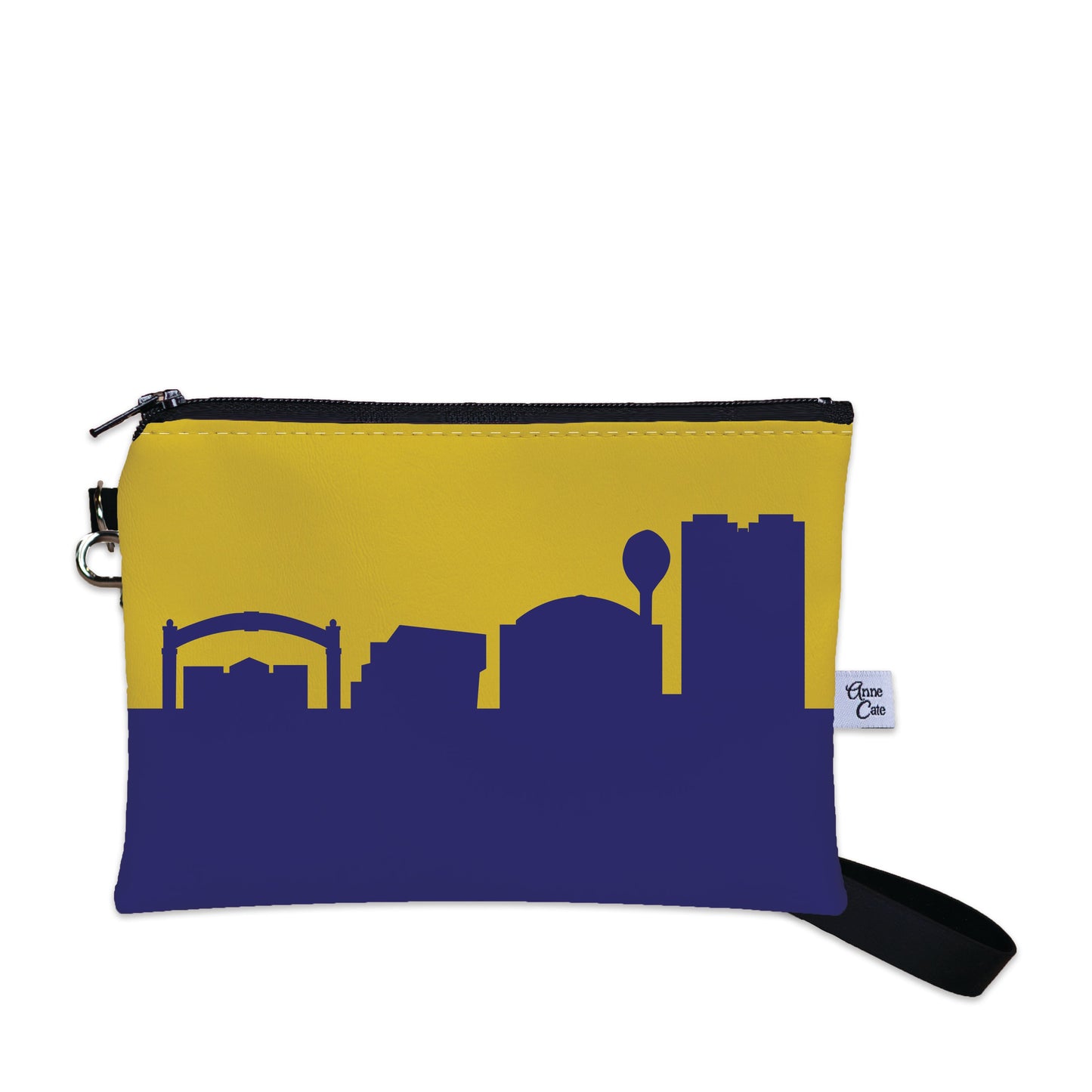 Collegiate Football Stadium Skyline Game Day Wristlet