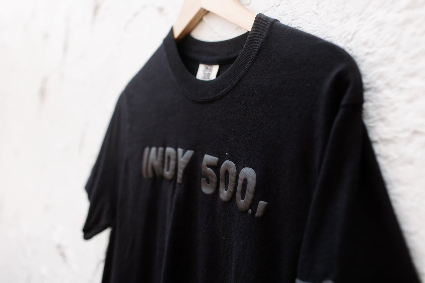 Indy 500 Puff Ink Tee – Black