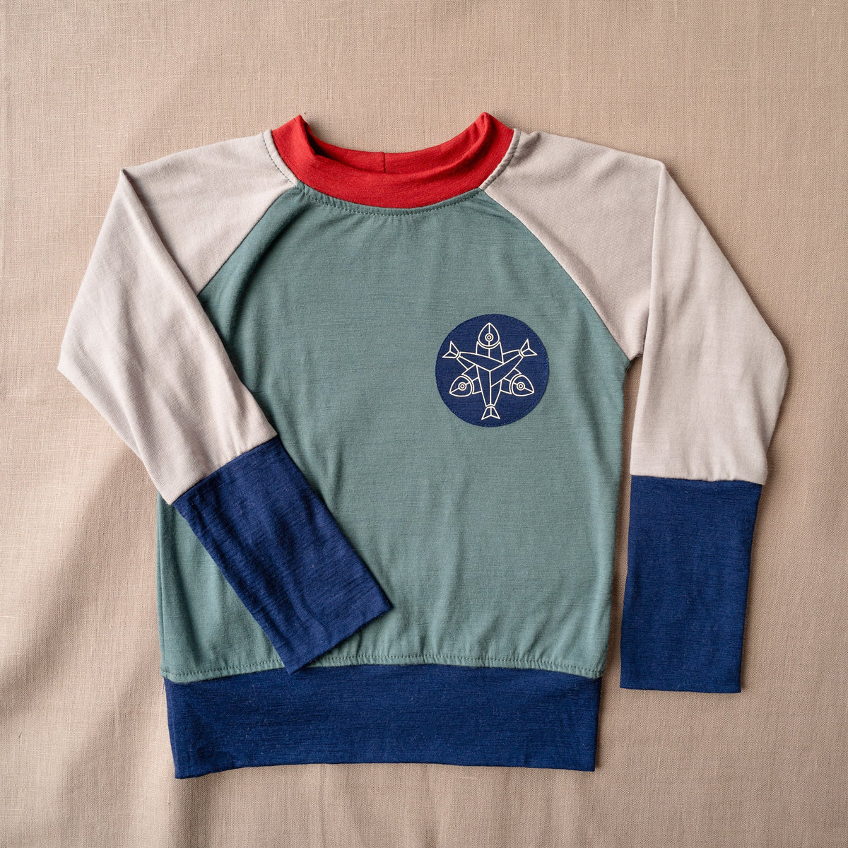 Big Kid Explorer Merino Crew Top