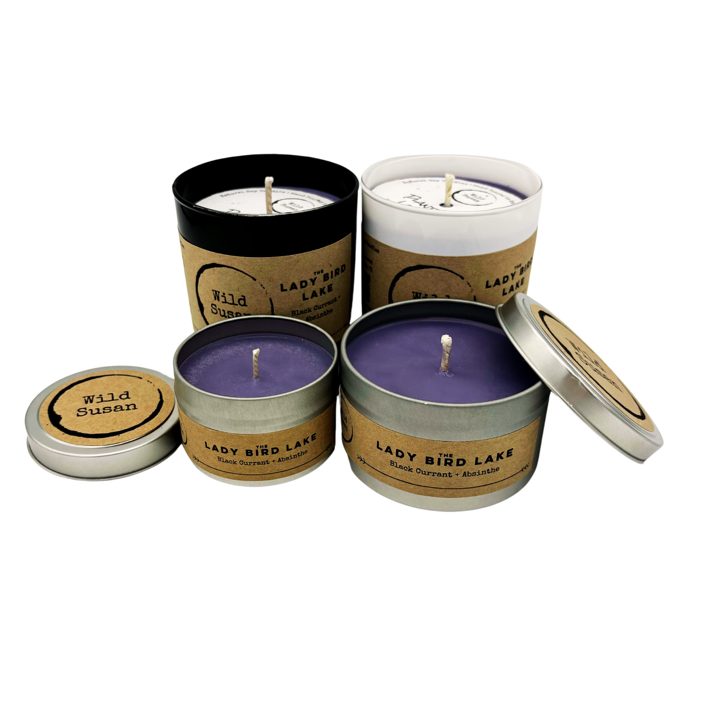 Lady Bird Lake [Black Currant + Absinthe] Soy Candle