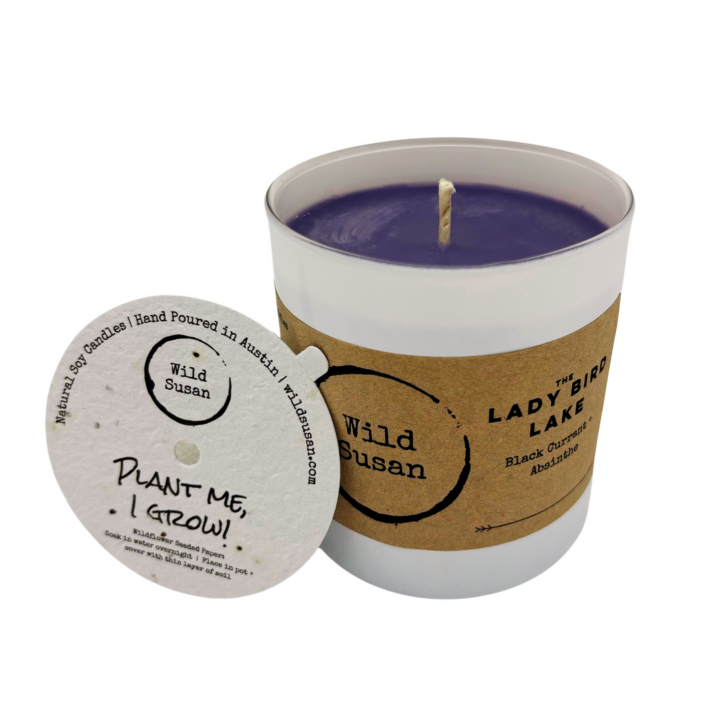 Lady Bird Lake [Black Currant + Absinthe] Soy Candle