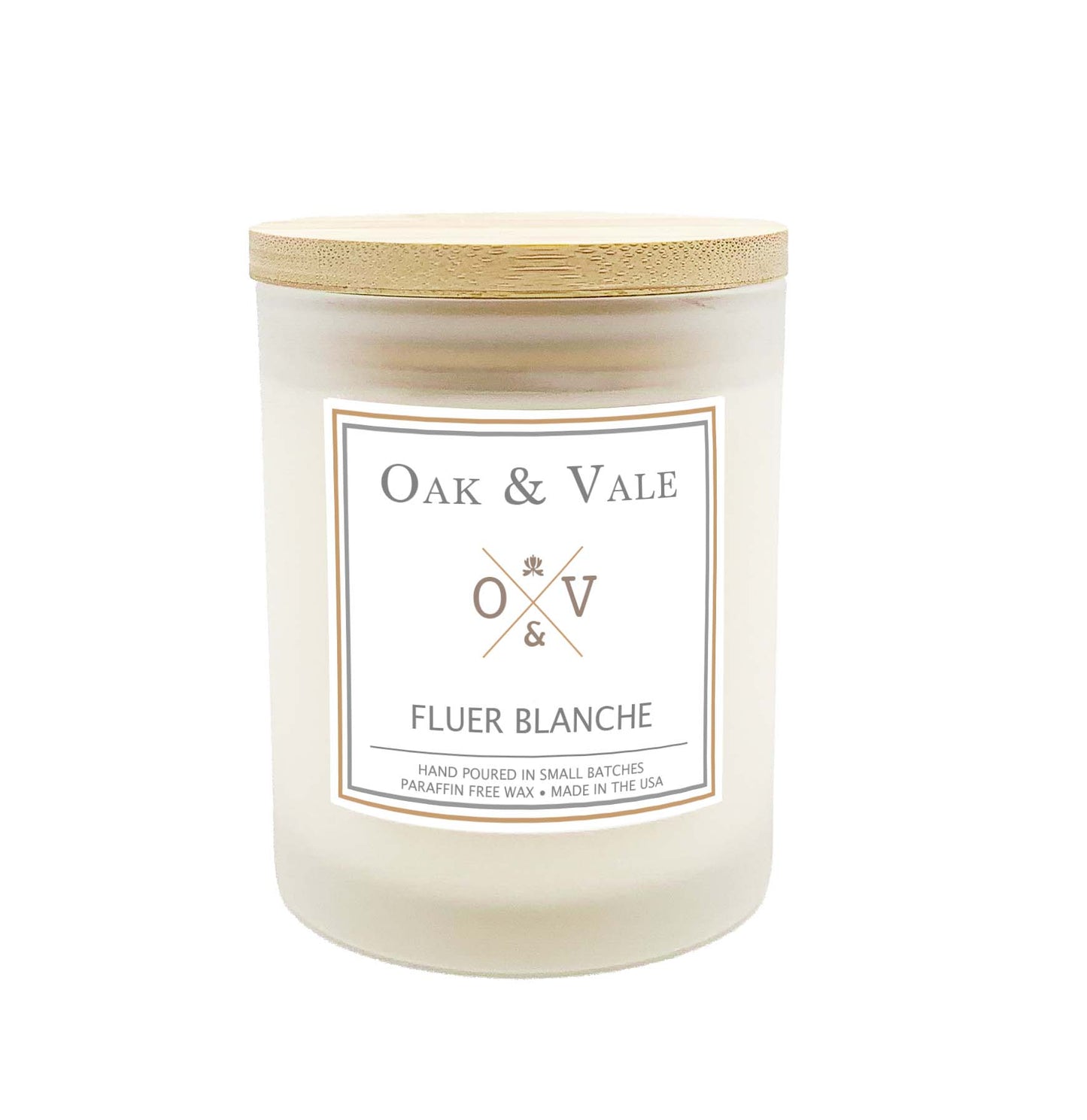 FLEUR BLANCHE LARGE CANDLE