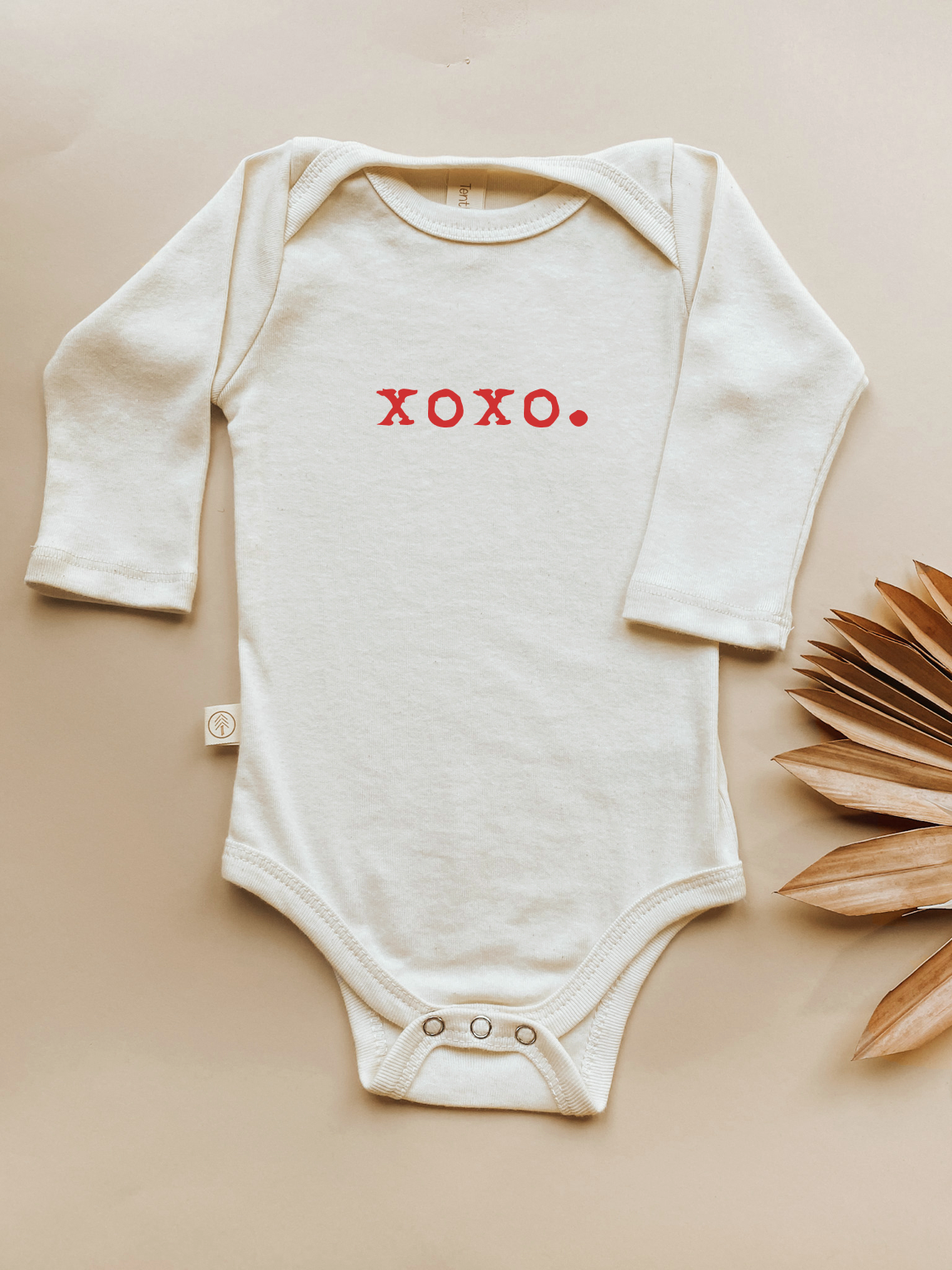 Xoxo. Organic Baby Bodysuit Long Sleeve