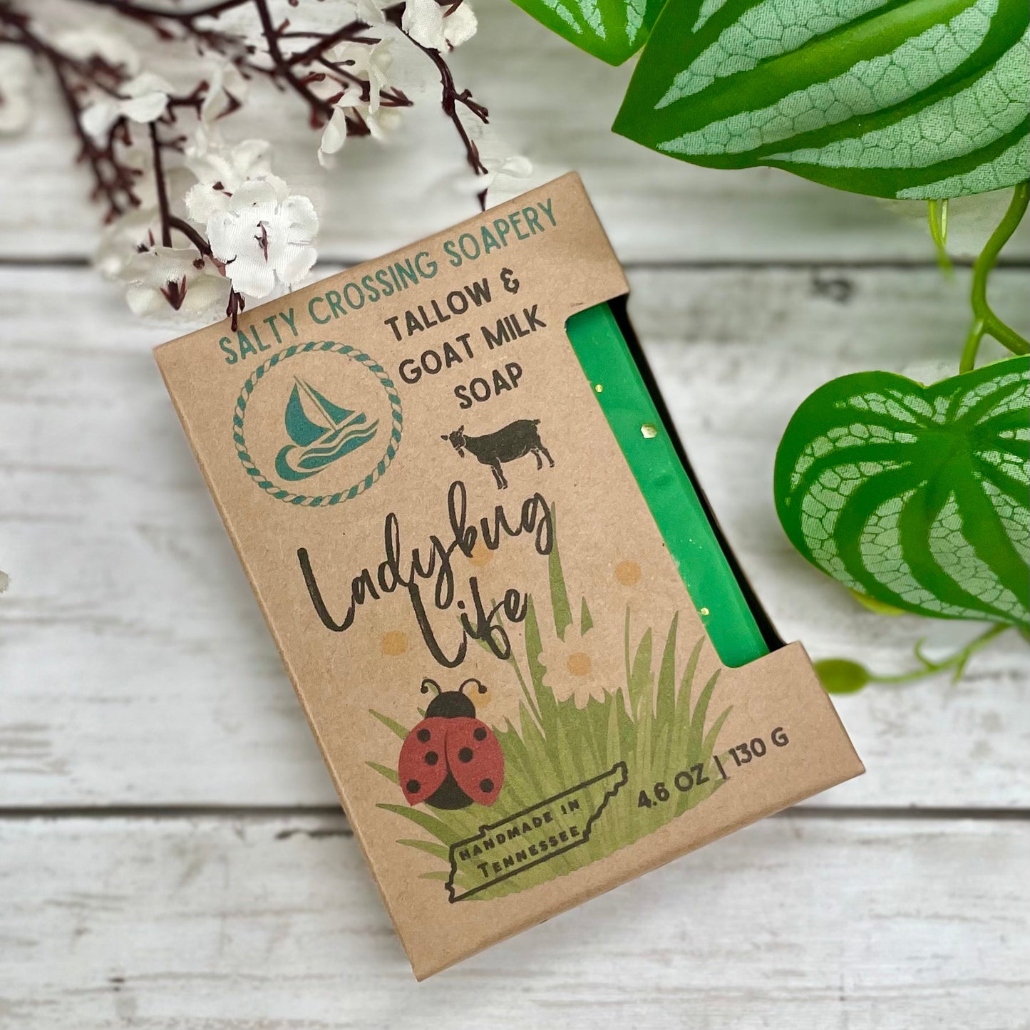 Ladybug Life Soap Bar with Tallow and Goat Milk