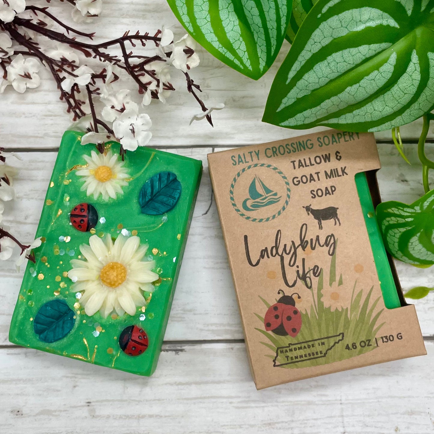 Ladybug Life Soap Bar with Tallow and Goat Milk