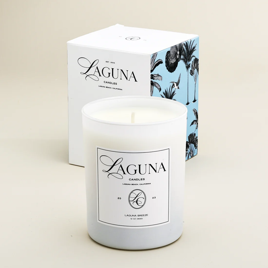 Luxury Candle Laguna Breeze - Sea Salt Scent | 13oz (369)