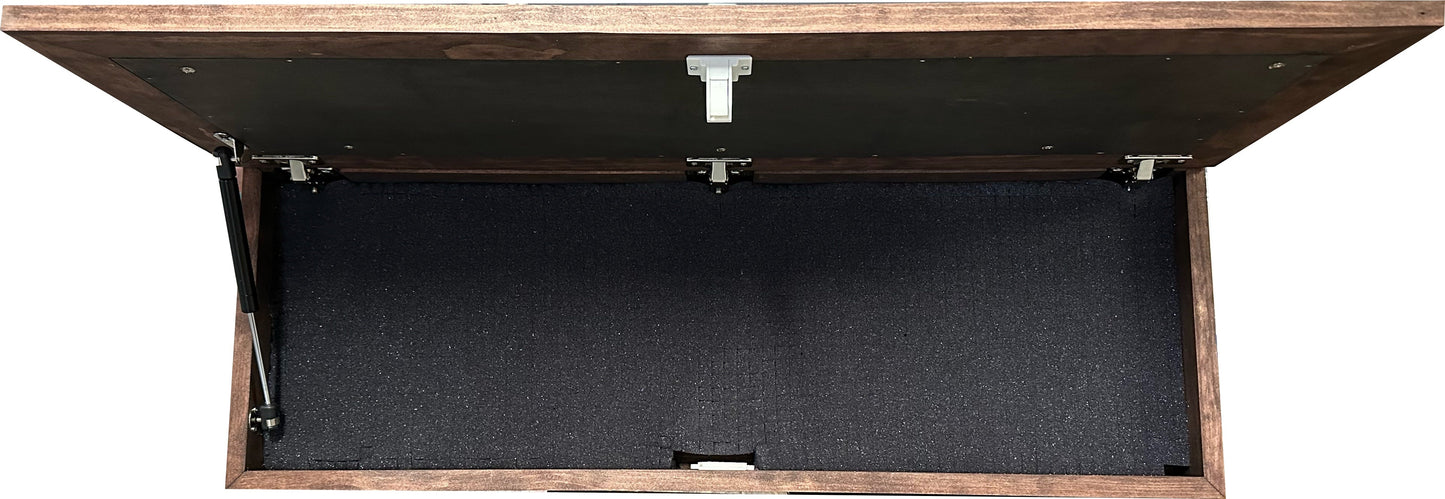 Large Birds in a Tree Gun Concealment Furniture, Concealed Shelf, Hidden Storage for Rifles, Shotguns, & Handguns