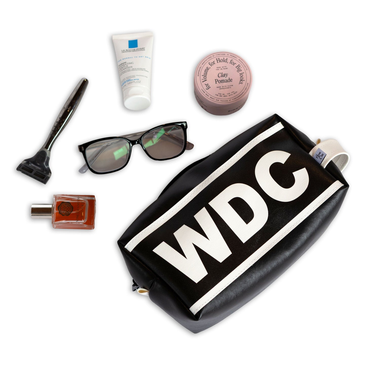 City Abbreviation Travel Dopp Kit Toiletry Bag