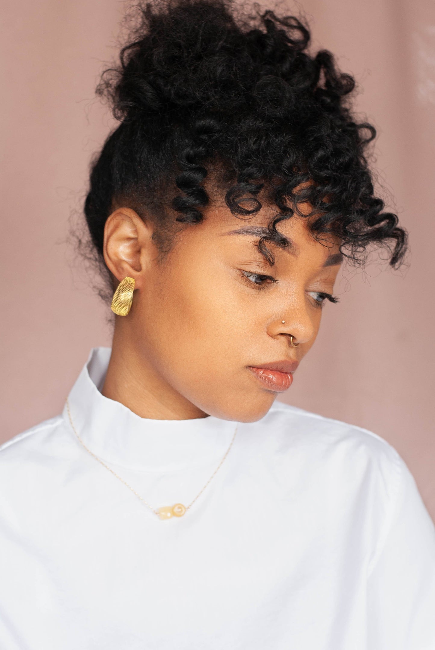 Mesh Hoop Earrings