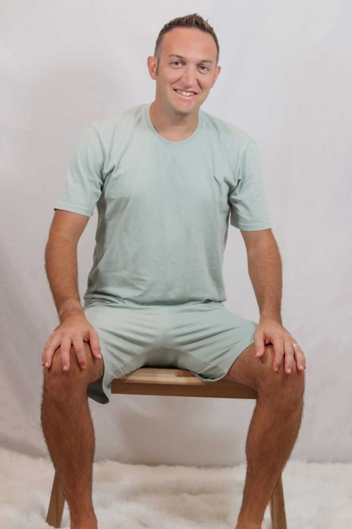 Men's Soft 100% Organic Cotton Short Sleeve Crew Tee | Midnight