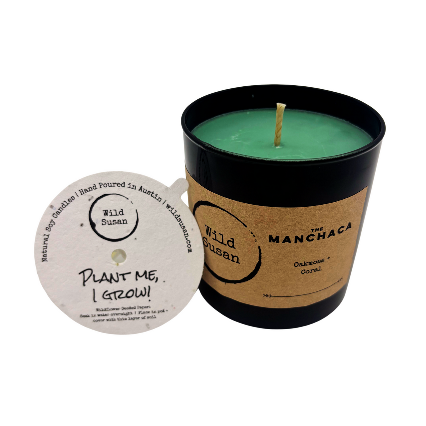 Manchaca [Oakmoss + Coral] Soy Candle