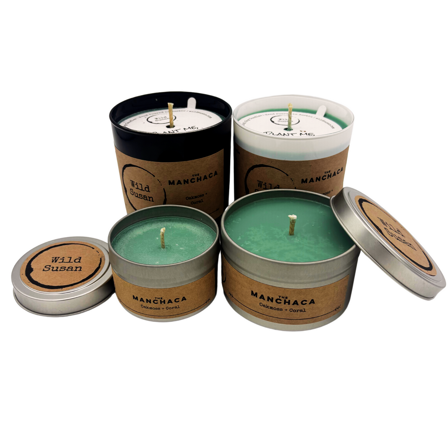 Manchaca [Oakmoss + Coral] Soy Candle