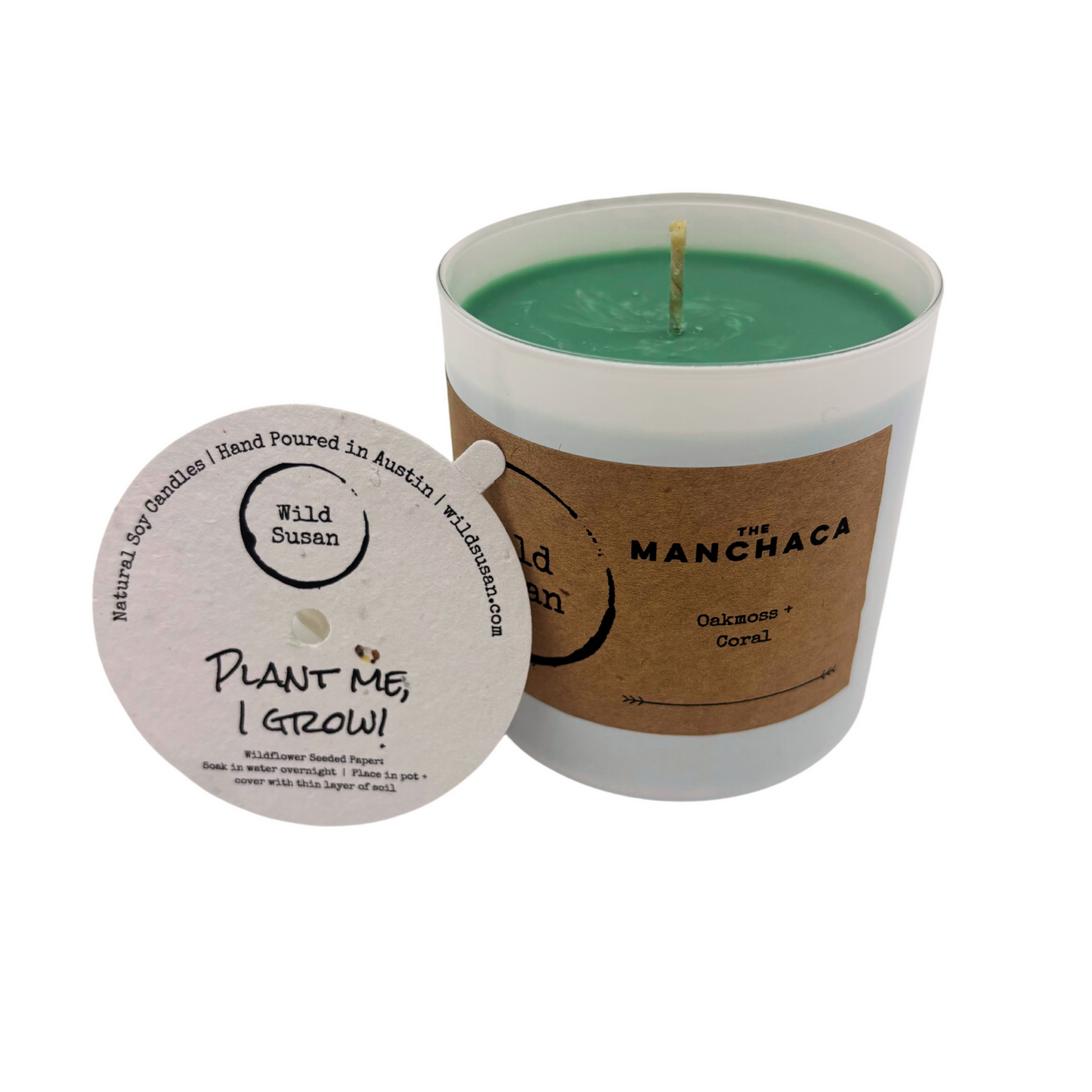 Manchaca [Oakmoss + Coral] Soy Candle