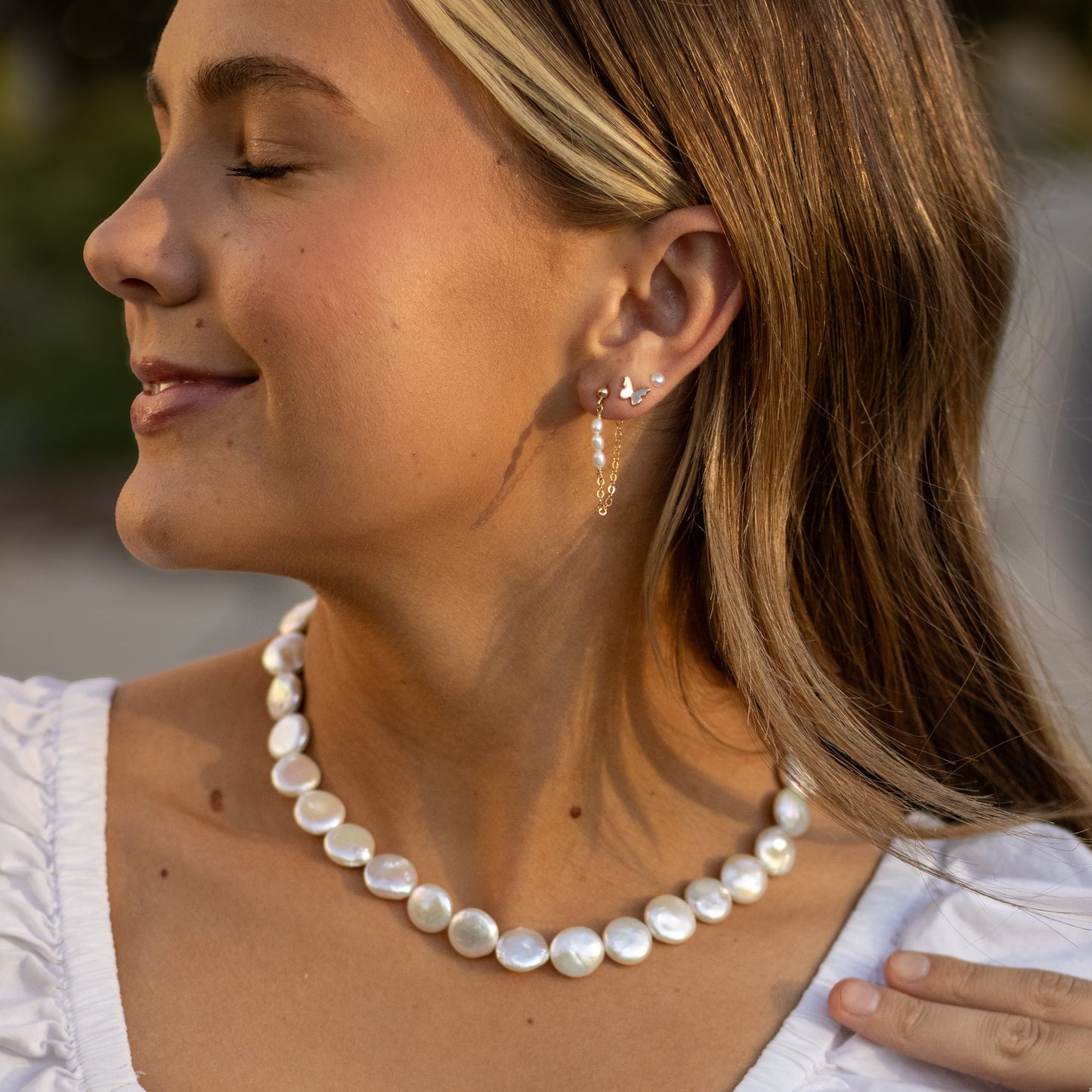 Baroque Misfit Pearl Necklace