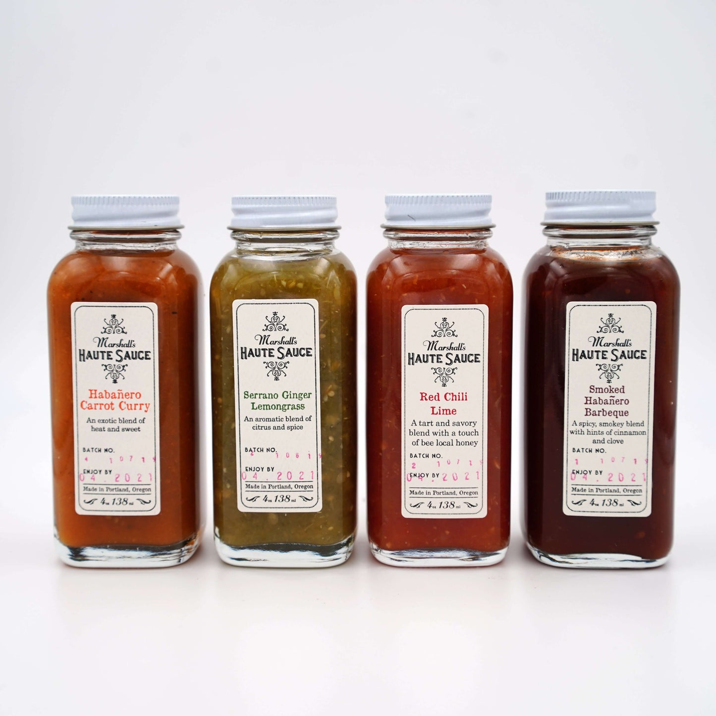 A Hot Sauce Gift Set- Marshall's Haute Sauce- Cooking Gifts For Men and Women