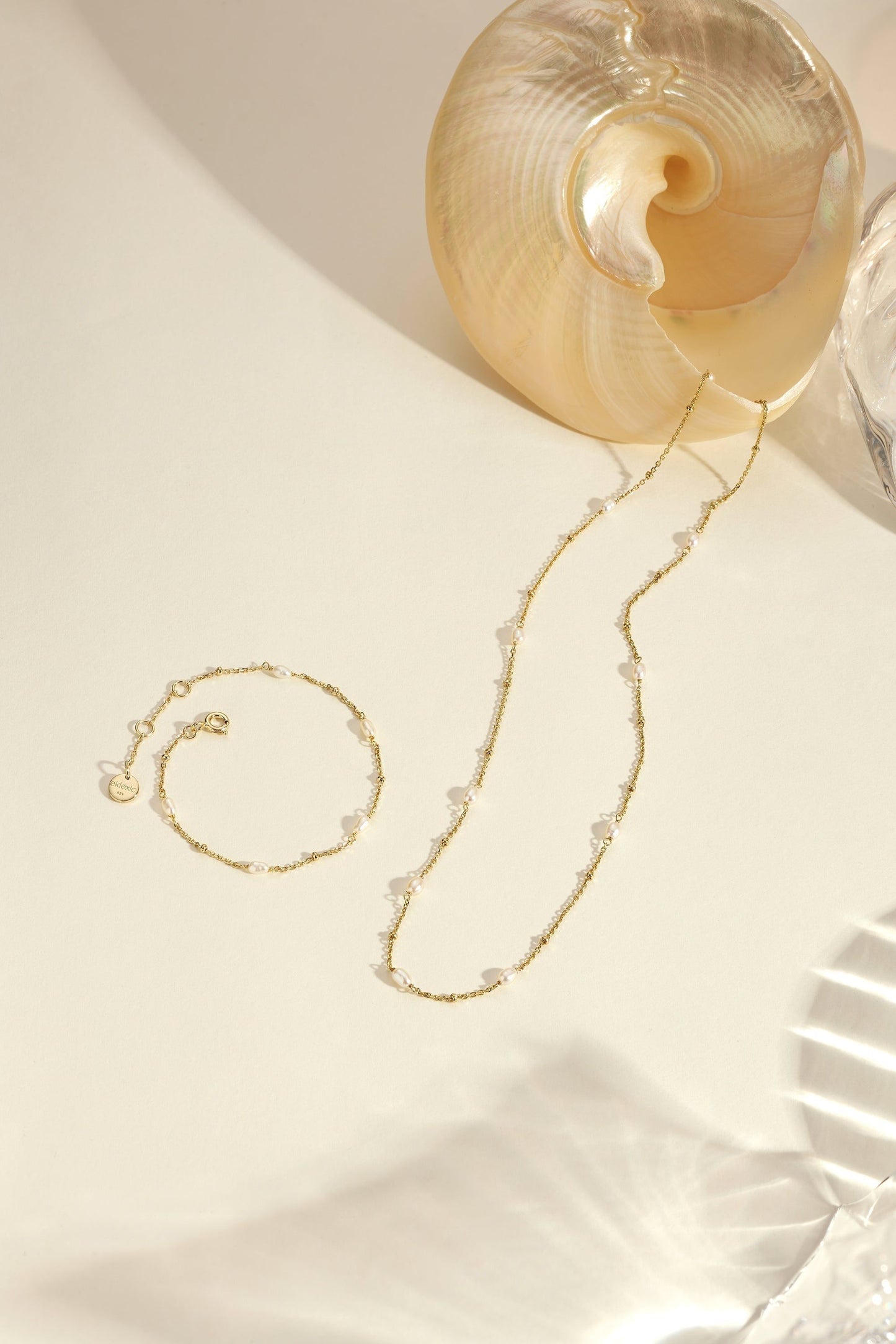 Micro Alternating Pearl & Bead Bracelet