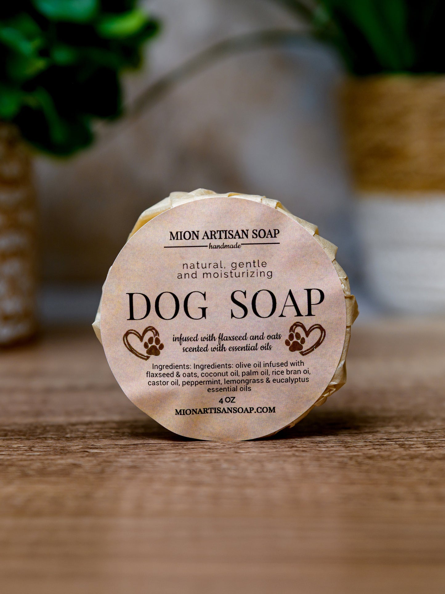 Dog Soap | Infused With Flaxseeds and Oats