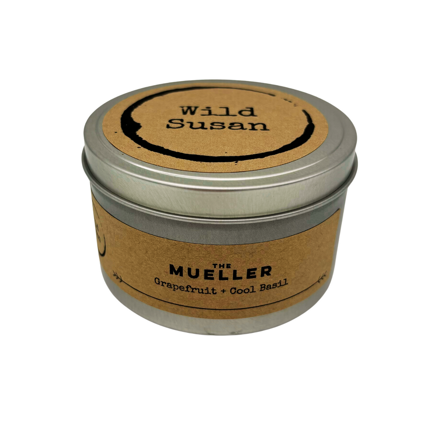 Mueller [Grapefruit + Cool Basil] Soy Candle