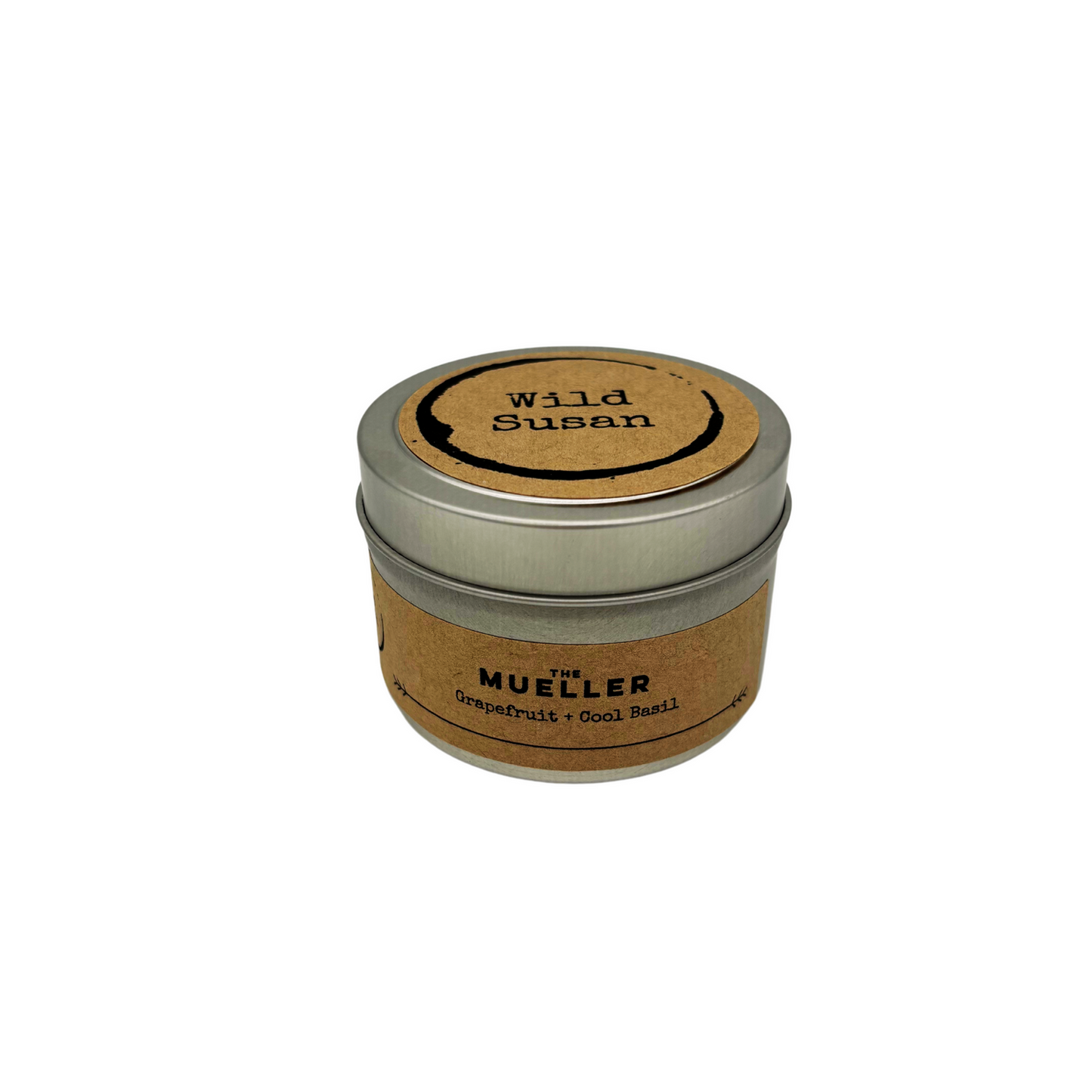 Mueller [Grapefruit + Cool Basil] Soy Candle