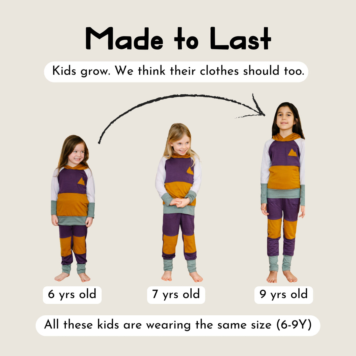 Kids Essential Merino Crew Top